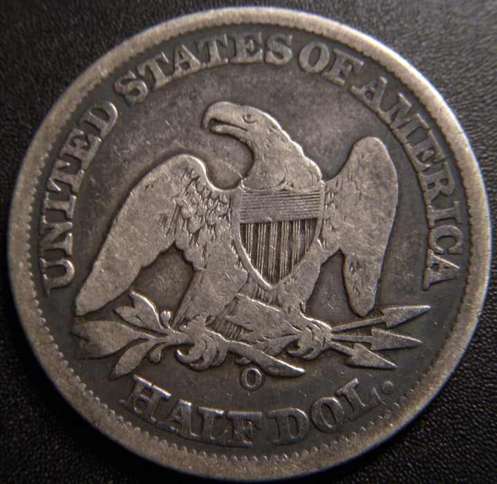 1858-O Seated Half Dollar - Good