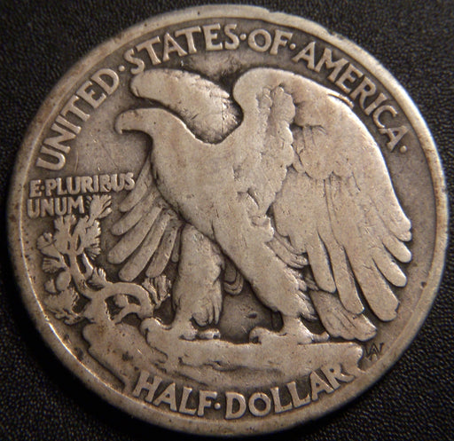 1916 Walking Half Dollar - Very Good