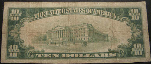1929 $10 National Bank Note - Cannelton, IN Bank# 9682