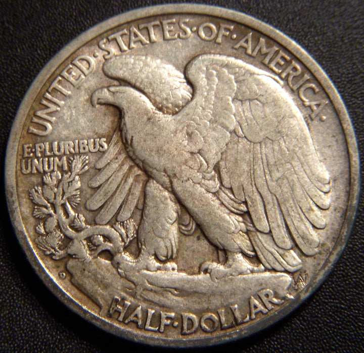 1918-D Walking Half Dollar - Very Fine