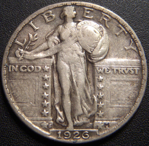 1926-S Standing Quarter - Very Fine