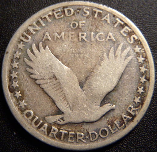 1917-S T1 Standing Quarter - Fine