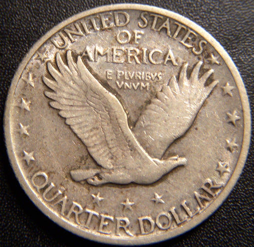 1918 Standing Quarter - Extra Fine