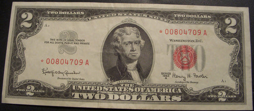 1963A $2 United States Note - Star Note FR# 1514*