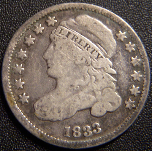 1833 Bust Dime - Fine/Good+