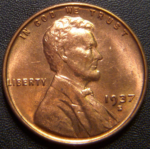 1937-S Lincoln Cent - Uncirculated