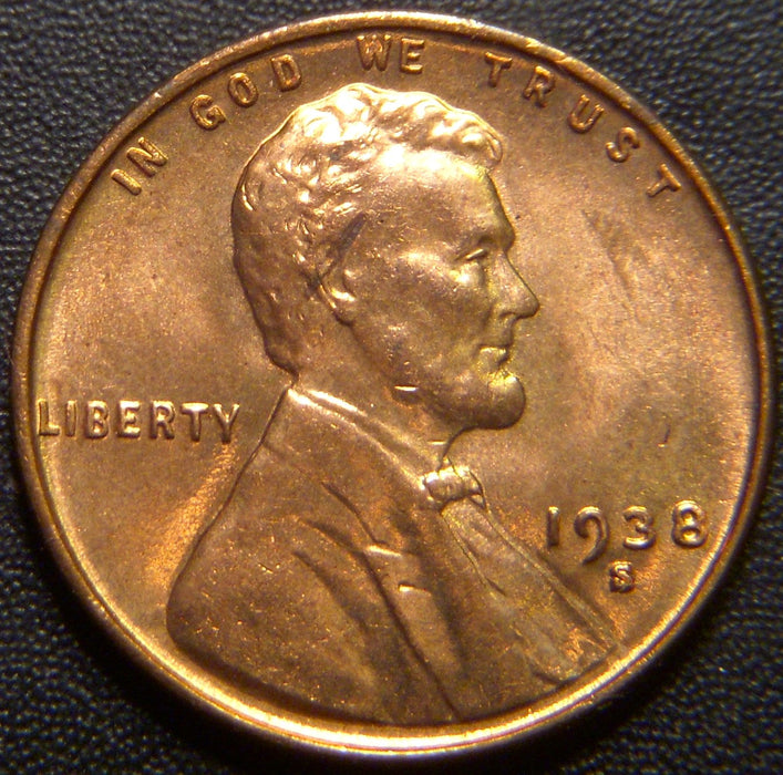 1938-S Lincoln Cent - Uncirculated