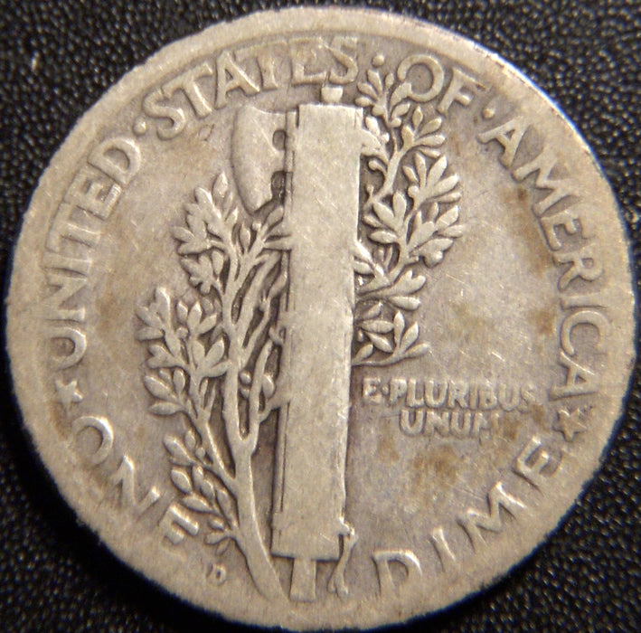 1921-D Mercury Dime - Very Good