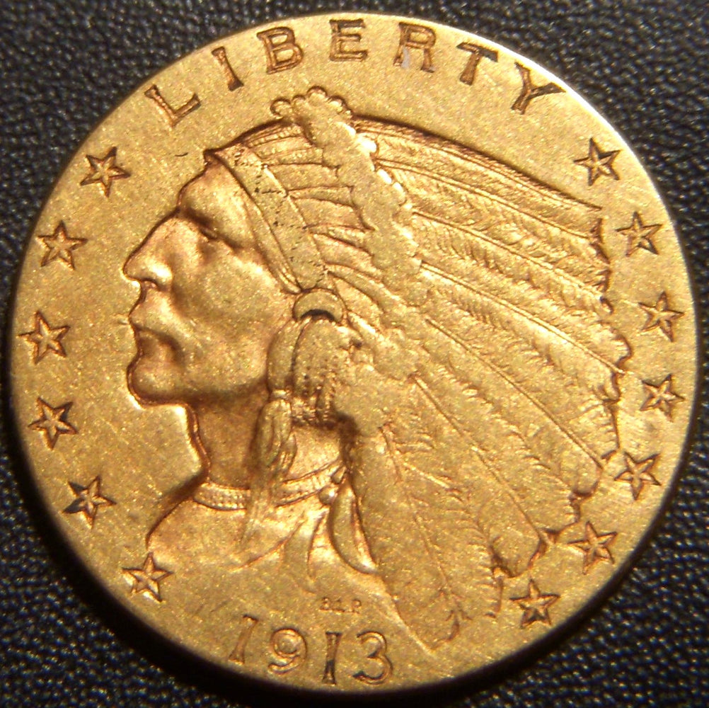 1913 $2.50 Gold Piece - Very Fine