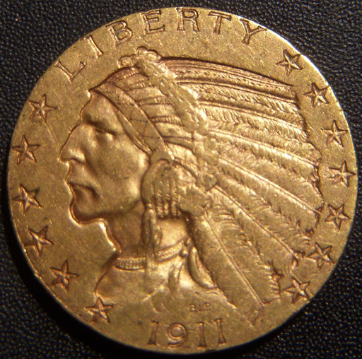 1911-S $5.00 Gold Piece - Very Fine
