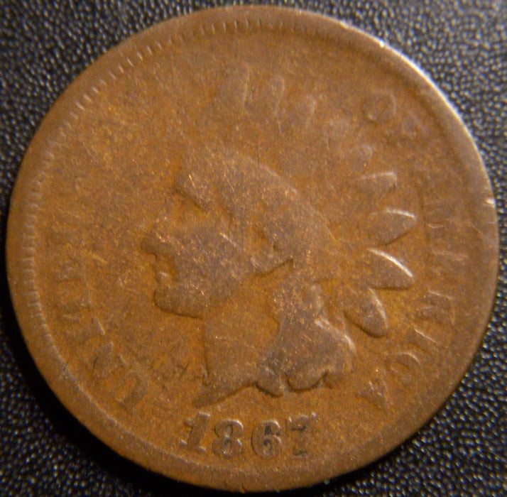 1867 Indian Cent - Good