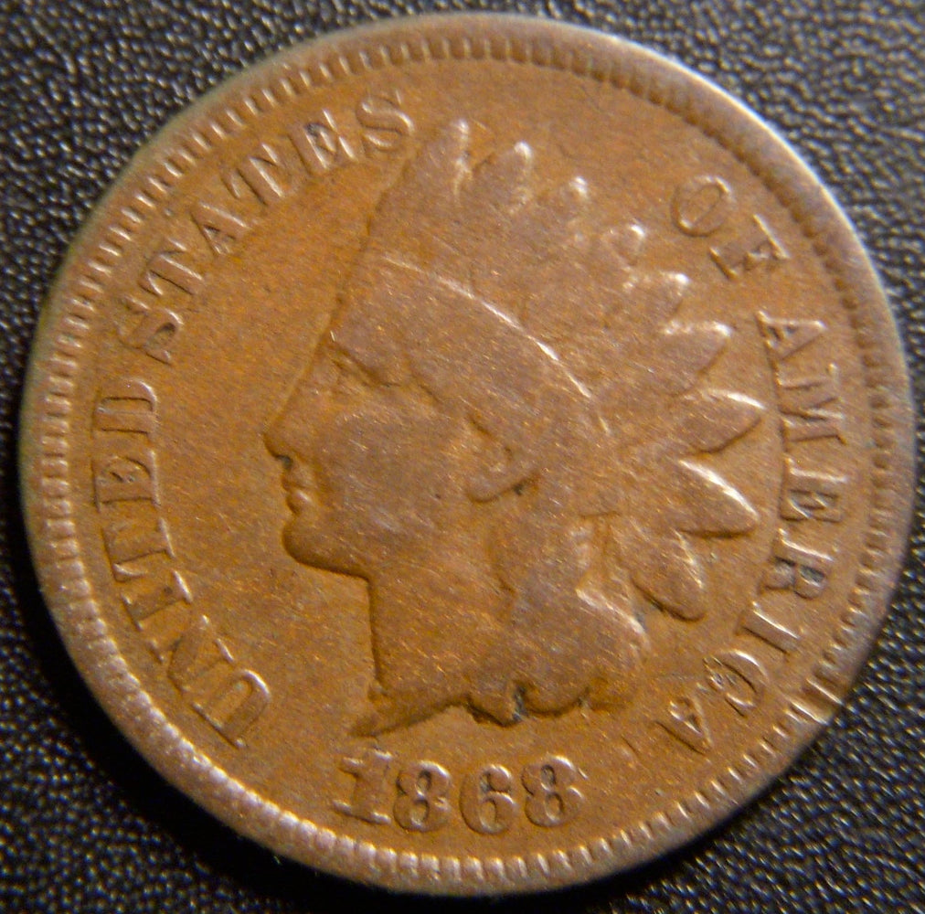 1868 Indian Cent - Good