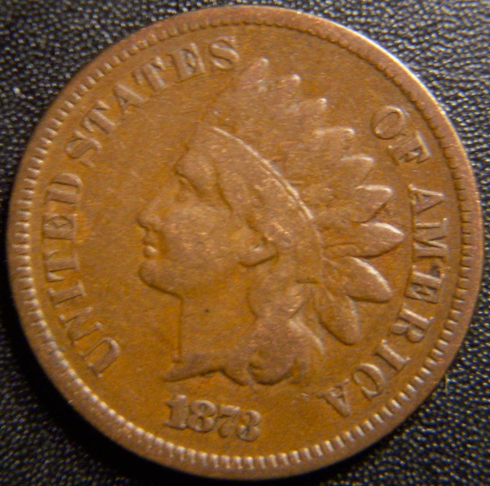 1873 Indian Cent - Closed 3 Very Good