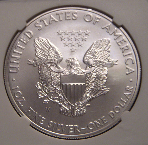 2008-W Silver Eagle - NGC Burnished Finish MS 70