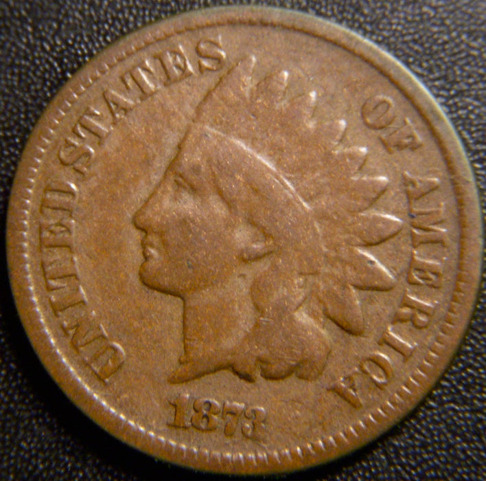 1873 Indian Cent - Open 3 Very Good