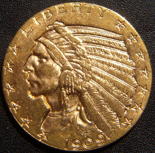 1909-D $5.00 Gold Piece - Uncirculated