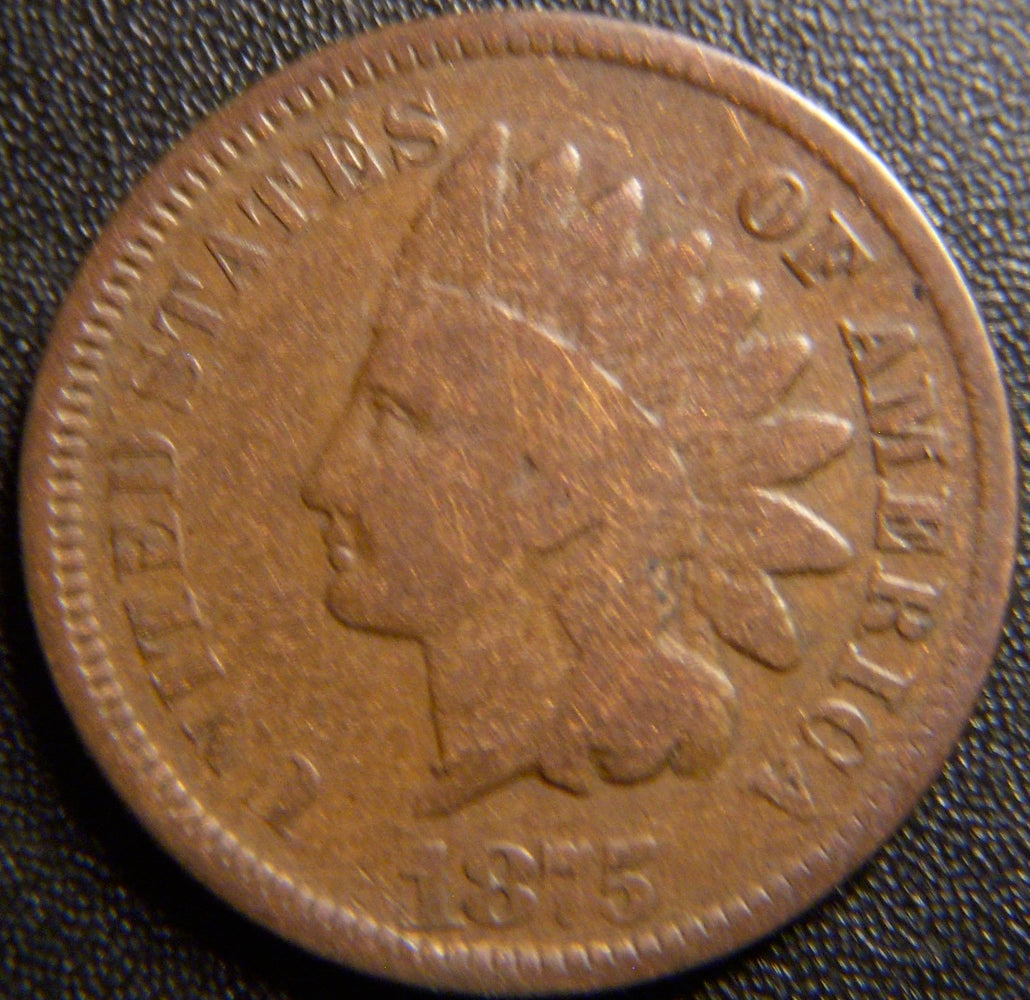 1875 Indian Cent - Good