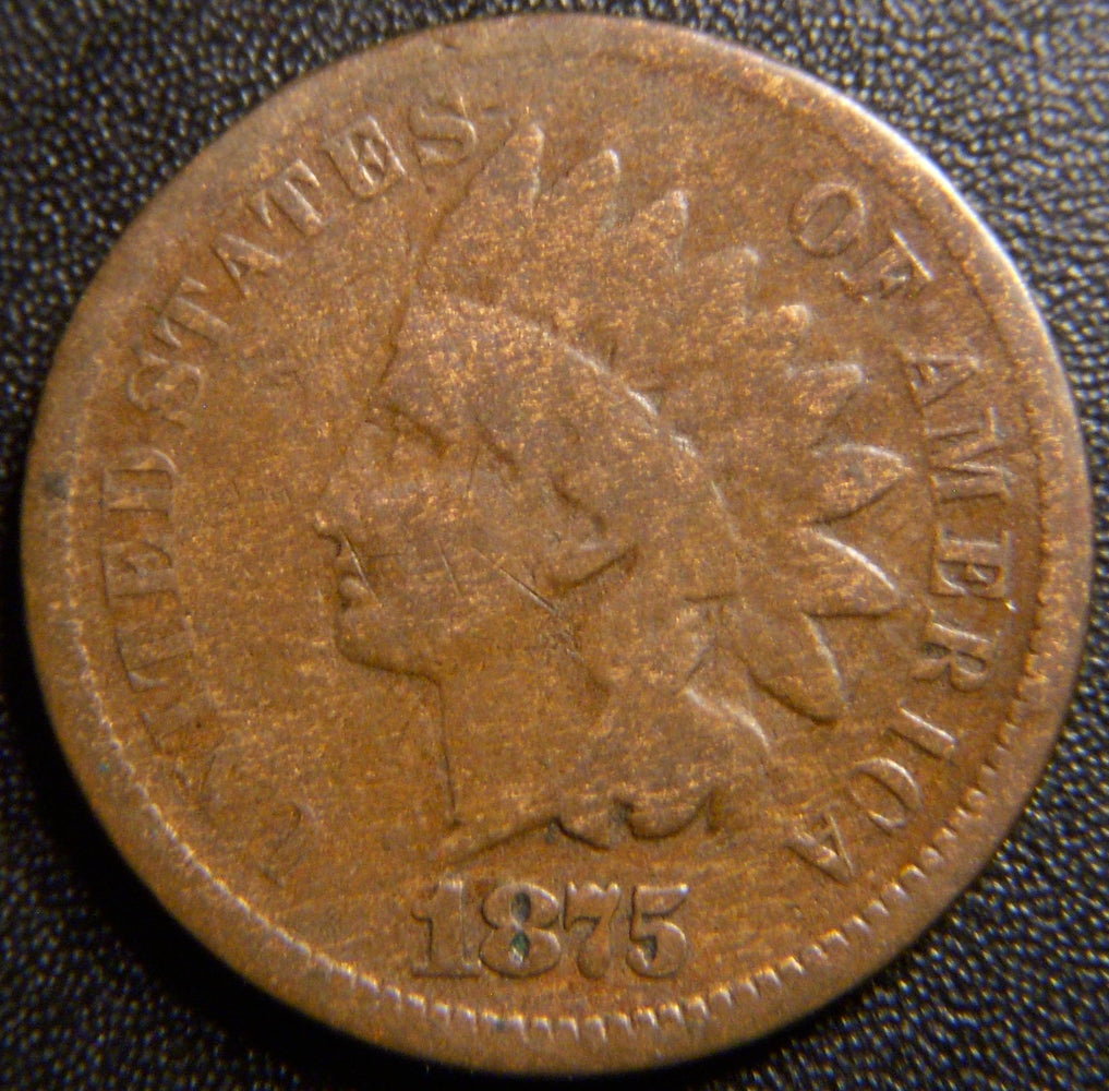 1875 Indian Cent - Good