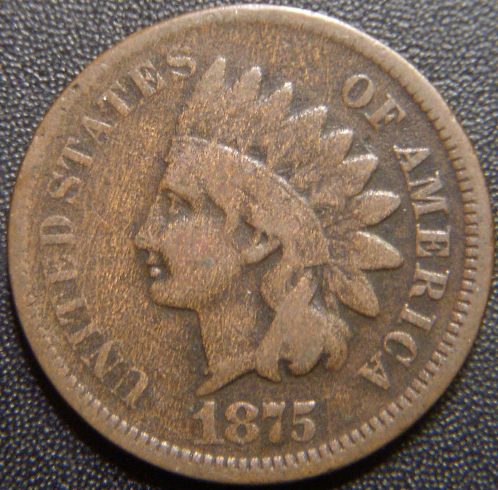 1875 Indian Head Cent - Good