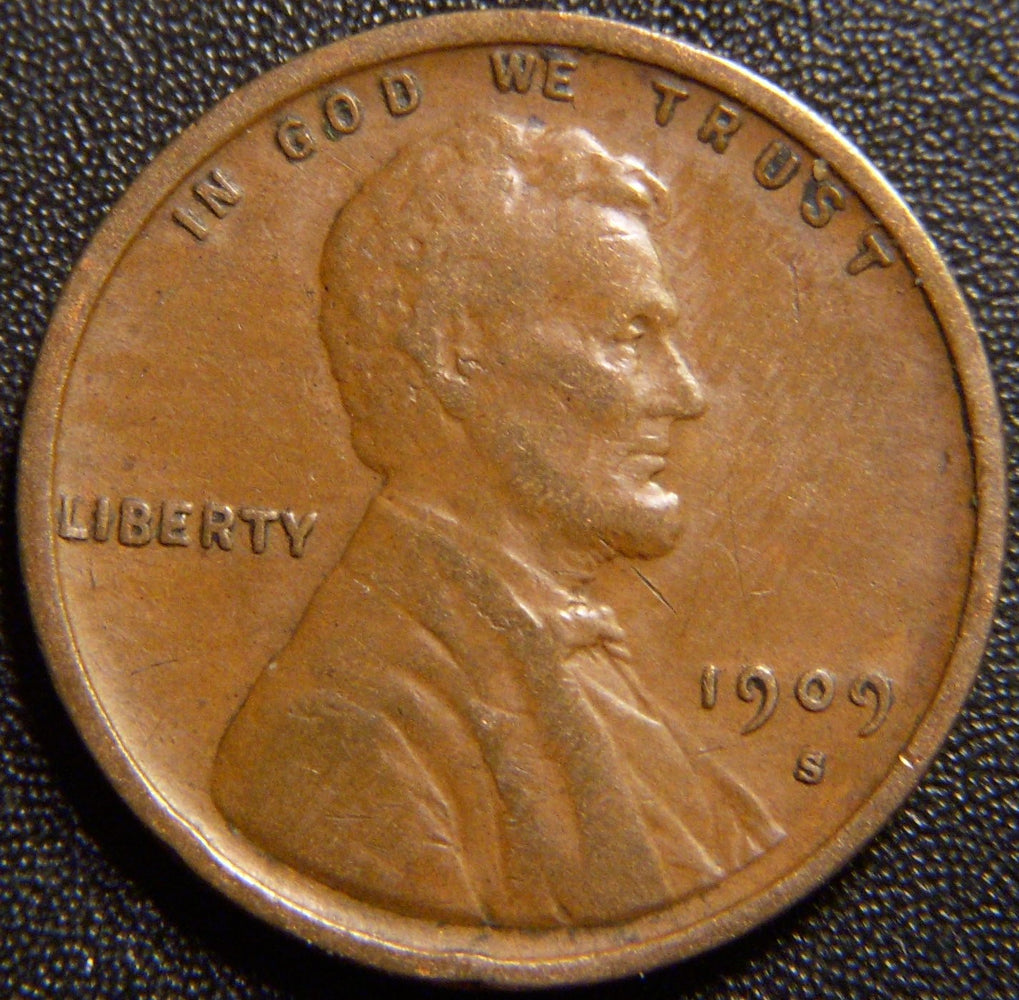 1909-S Lincoln Cent - Very Fine