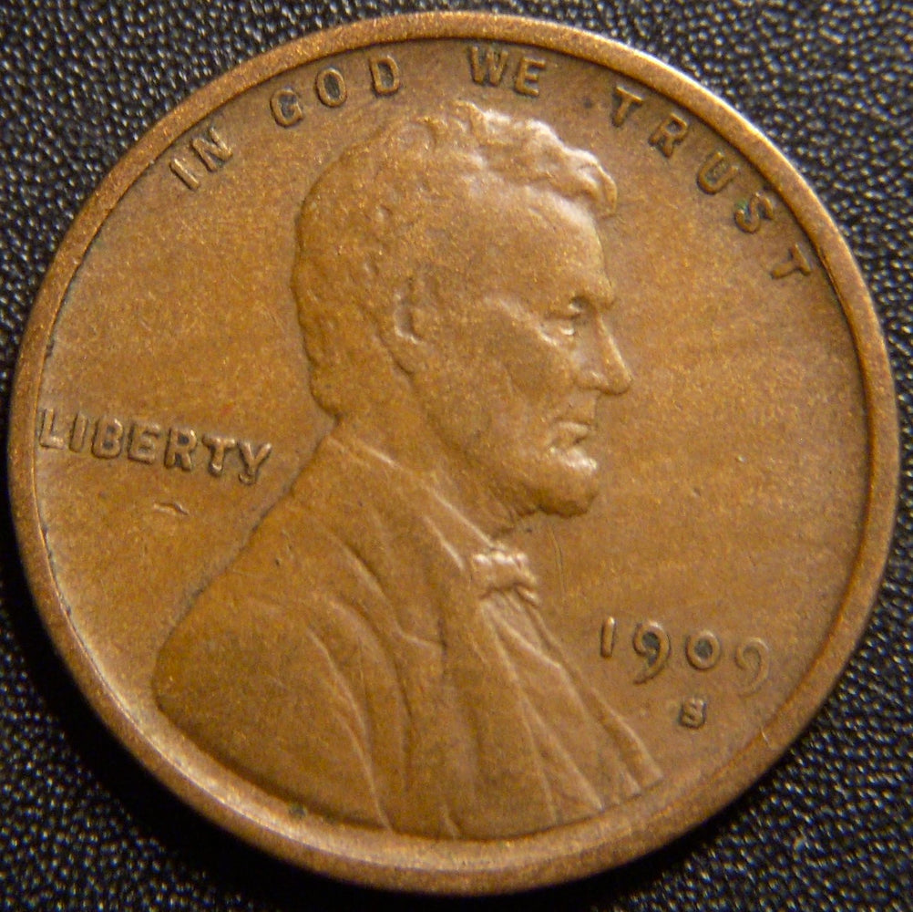 1909-S Lincoln Cent - Very Fine