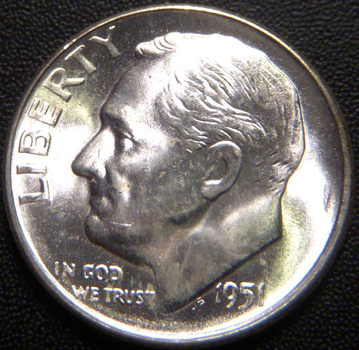1951-S Roosevelt Dime - Uncirculated