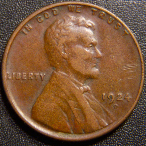 1924-D Lincoln Cent - Very Fine