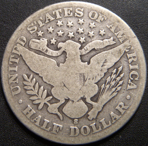 1908-S Barber Half Dollar - Good