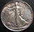 1936-D Walking Half Dollar - AU
