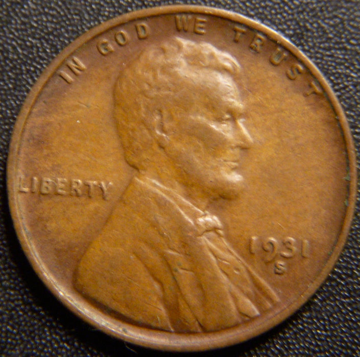 1931-S Lincoln Cent - Very Fine