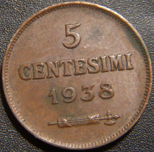 1938R 5 Centesimi - San Marino