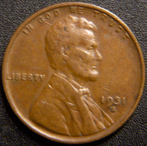 1931-S Lincoln Cent - Very Fine