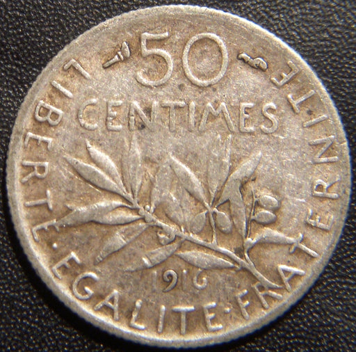 1916 50 Centimes - France