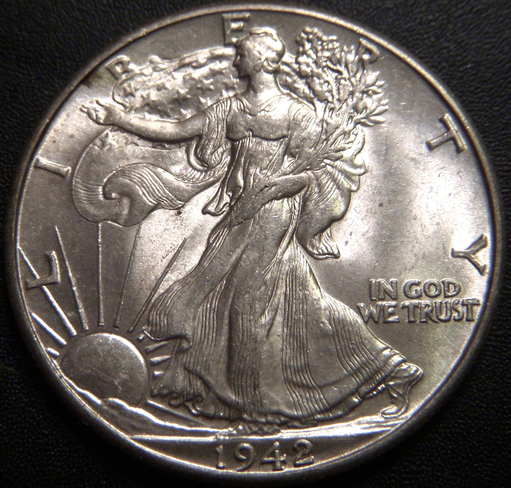 1942 Walking Half Dollar - AU