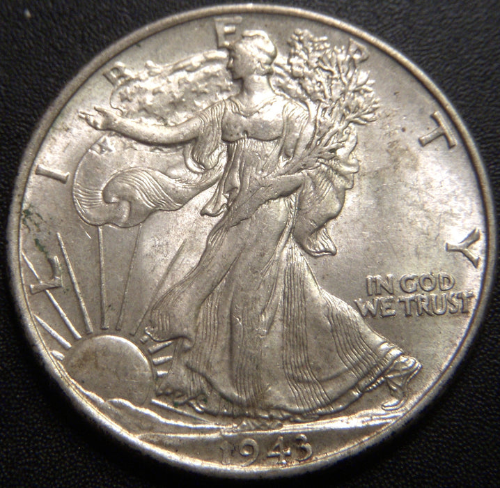 1943 Walking Half Dollar - AU