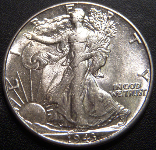 1943 Walking Half Dollar - AU