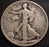 1921-D Walking Half Dollar - Very Good