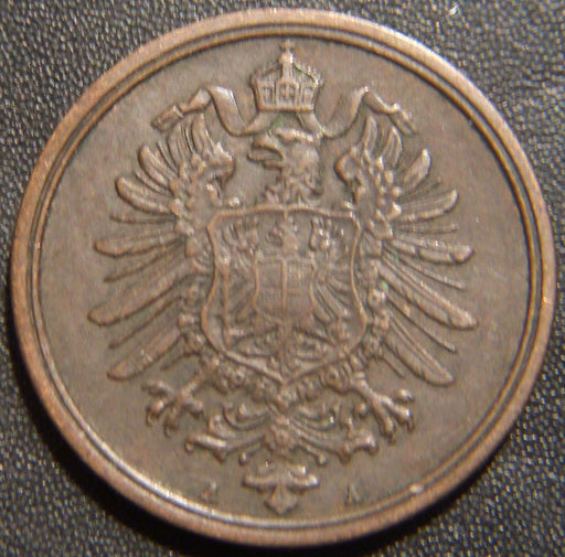 1877A 2 Pfennig - Germany