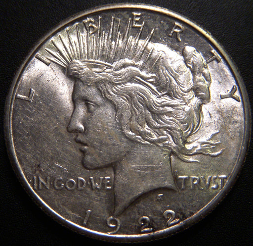 1922-S Peace Dollar - AU
