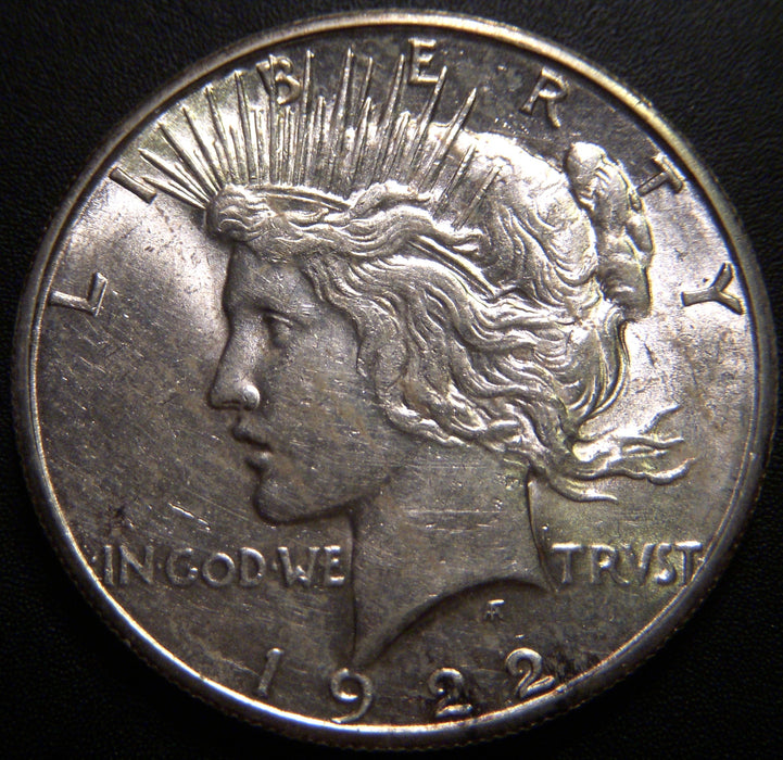 1922-S Peace Dollar - AU
