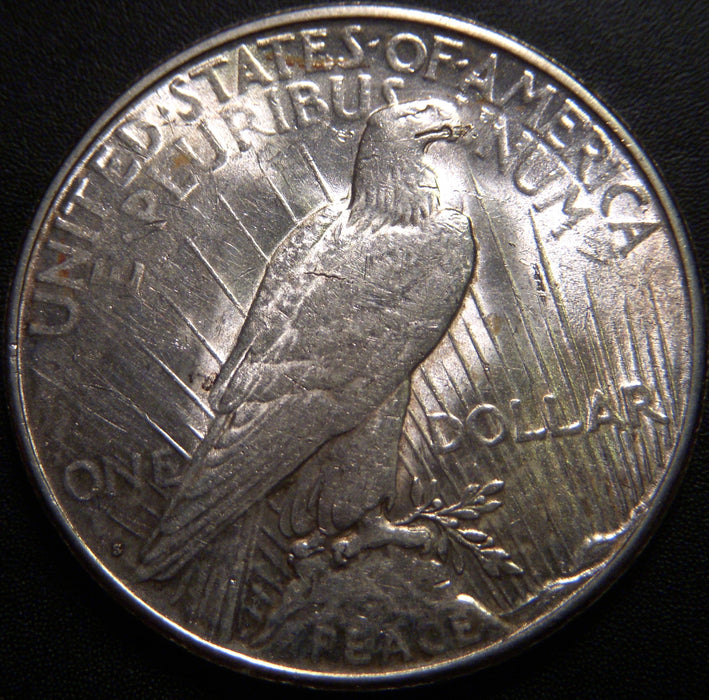 1922-S Peace Dollar - AU