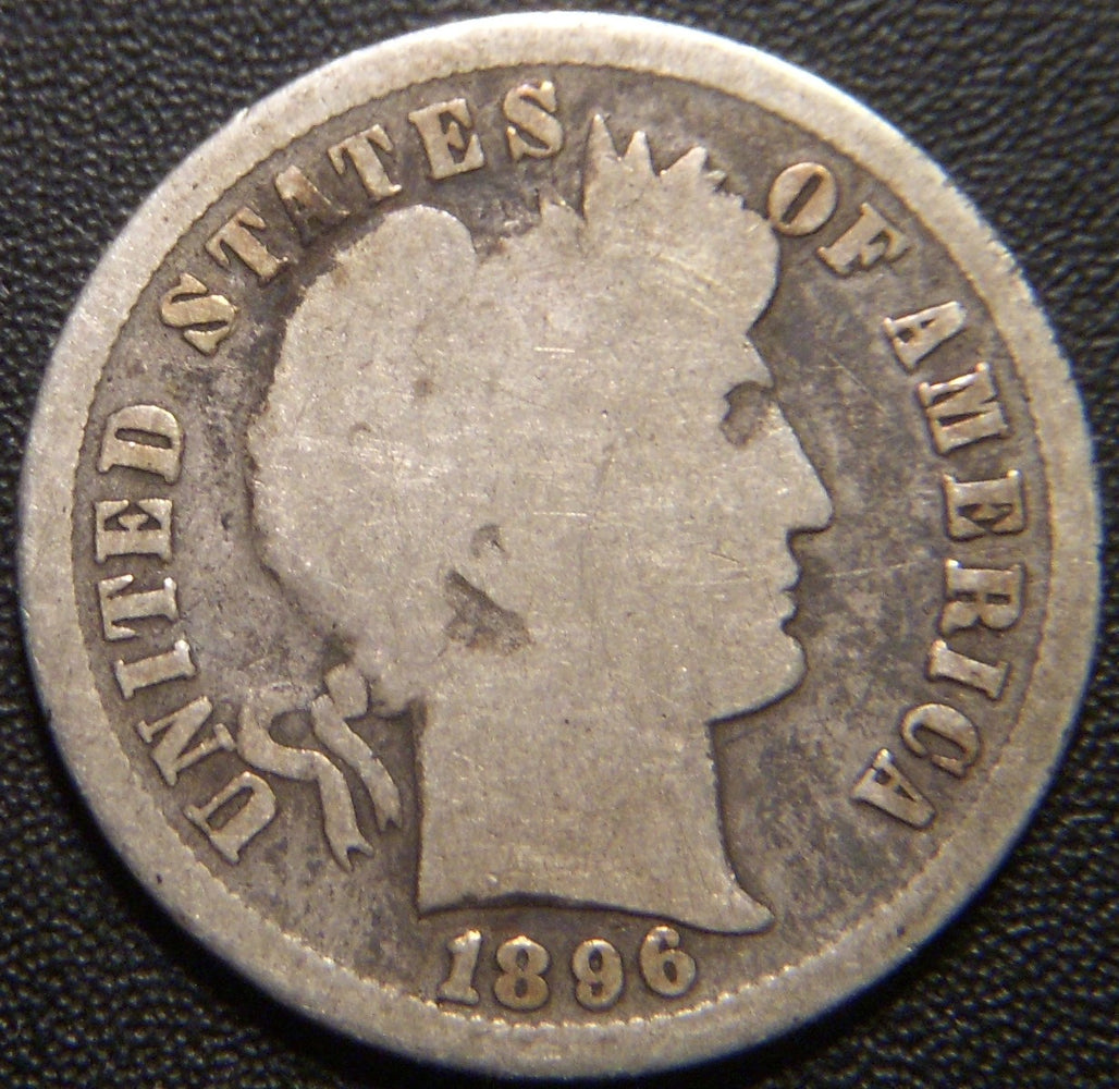1896-S Barber Dime - Good