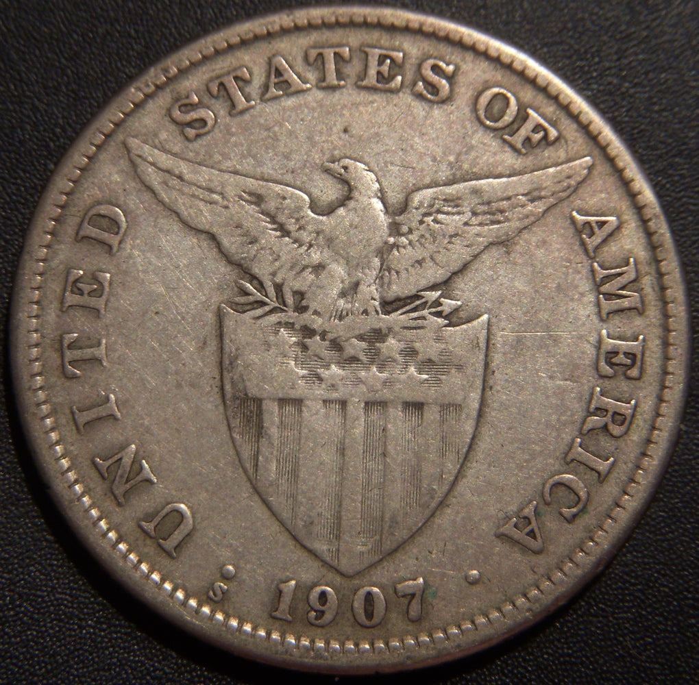 1907-S Peso - Philippines