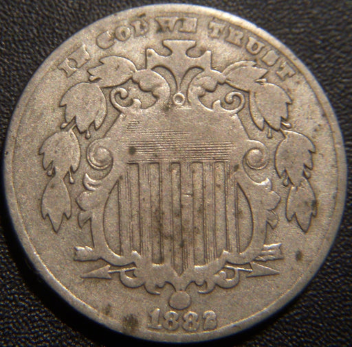 1882 Shield Nickel - Good
