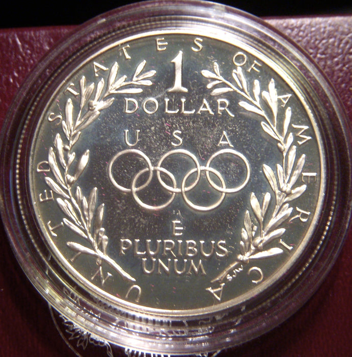 1988-S Proof Silver Olympic Dollar