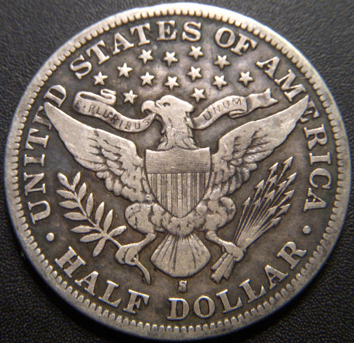 1894-S Barber Half Dollar - Very Good