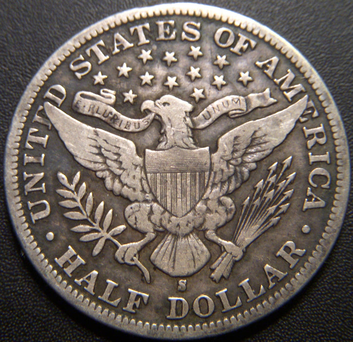 1894-S Barber Half Dollar - Very Good