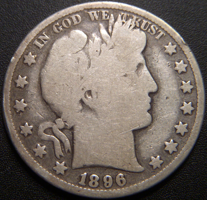 1896 Barber Half Dollar - Good