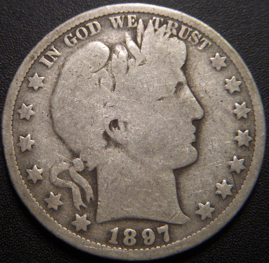 1897-O Barber Half Dollar - Good