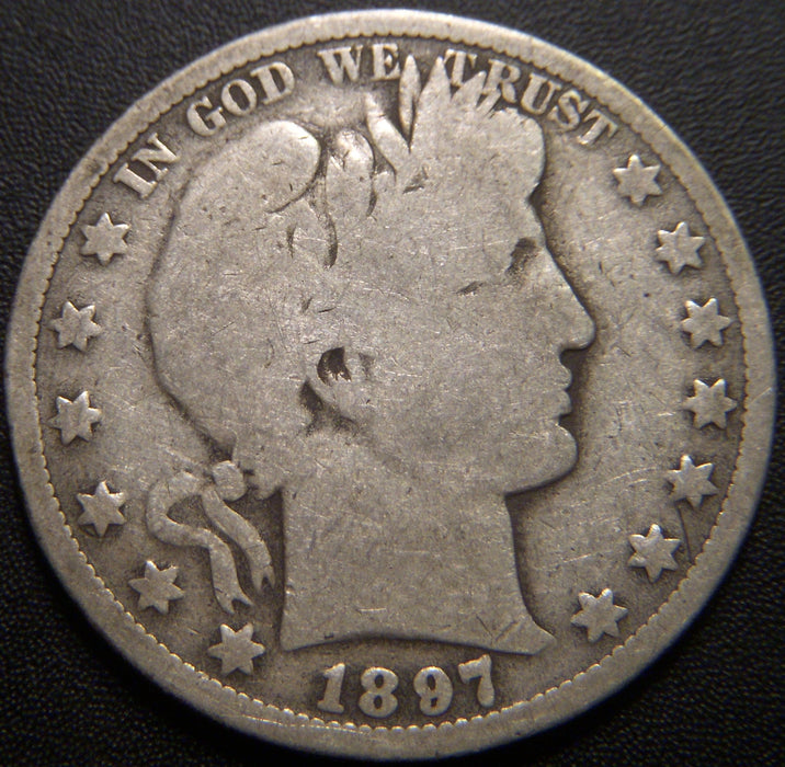 1897-O Barber Half Dollar - Good